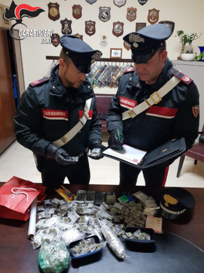 Puglia Droga Sul Soppalco Di Casa Arrestato Dai Carabinieri Pusher